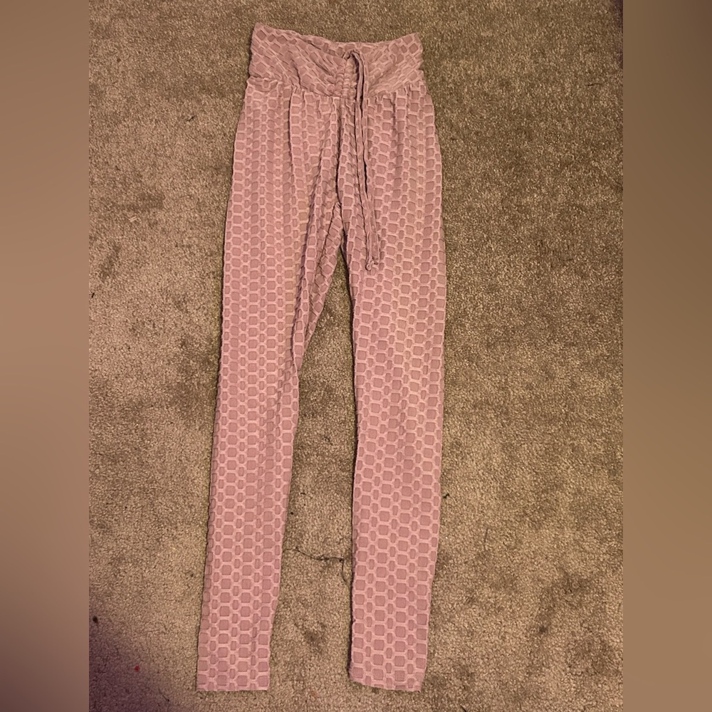 pink leggings from tiktok size medium